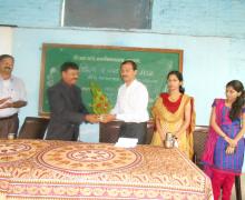 Prin. Dr. Praveen Chougale - Congrats Shri. Sandip Sankpal (CA)