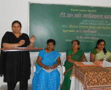 Adv. Anita Panditrao Addressing Students In A Seminar Organised By Prevention Of Sexual Harassment Committee Under Lead College